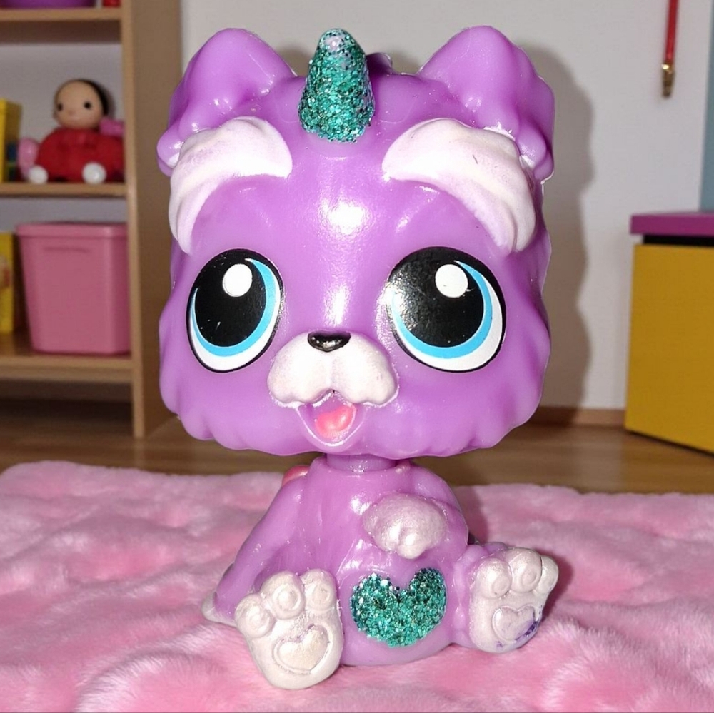 10/$10 Zuru Rainbocorns Pocket Puppycorns Purple Schnauzer Figure